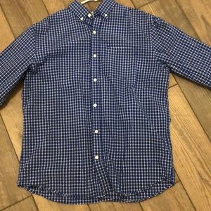 ON plaid long sleeve button up men’s L